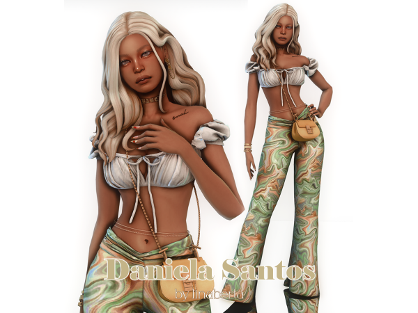 Maxis Match Daniela Santos by linabertasims - The Sims 4 Custom Content