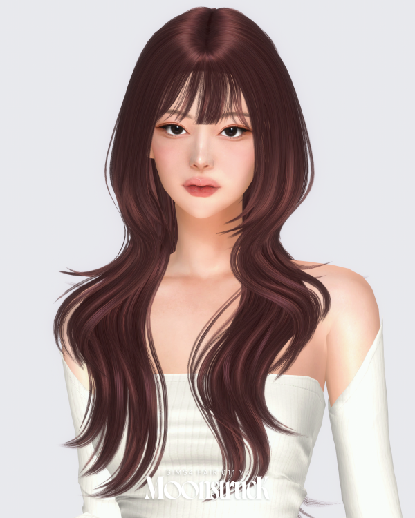 Alpha [SIMS4] HAIR_NO_011_V2 by simsfinds - The Sims 4 Custom Content
