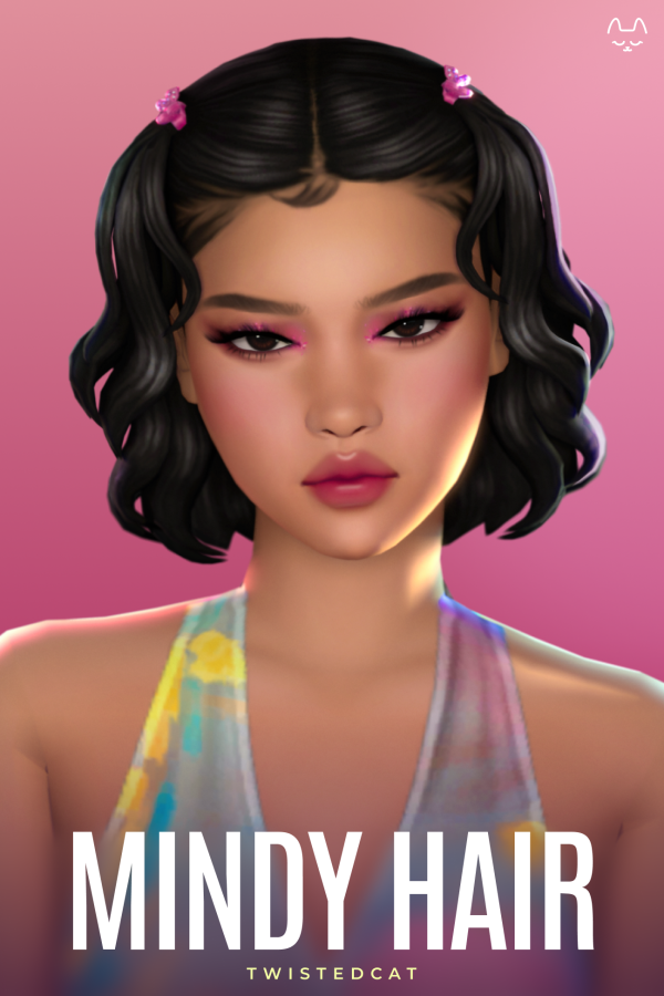 Maxis Match Mindy Hair by simsfinds - The Sims 4 Custom Content