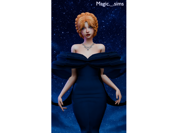 Maxis Match Lydia hair Magic_sims - The Sims 4 Custom Content