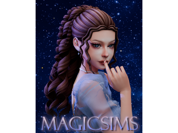 Maxis Match Eryenne hair Magic_sims - The Sims 4 Custom Content