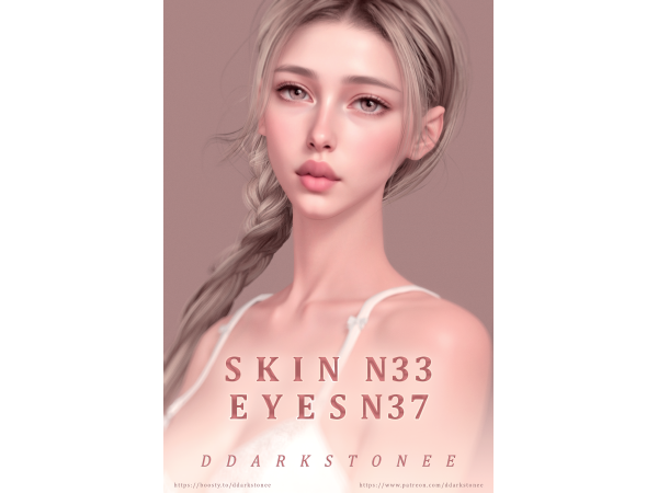 Alpha SKIN N33 EYES N37 by ddarkstonee - The Sims 4 Custom Content