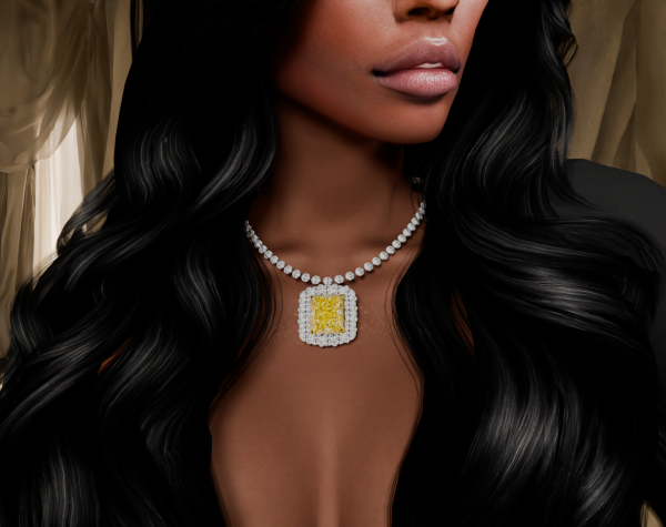 Alpha Yellow Diamond Set by glitterberrysims - The Sims 4 Custom Content