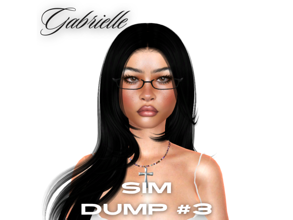 Alpha SIM DUMP 3 GABRIELLE by mrworldsool - The Sims 4 Custom Content