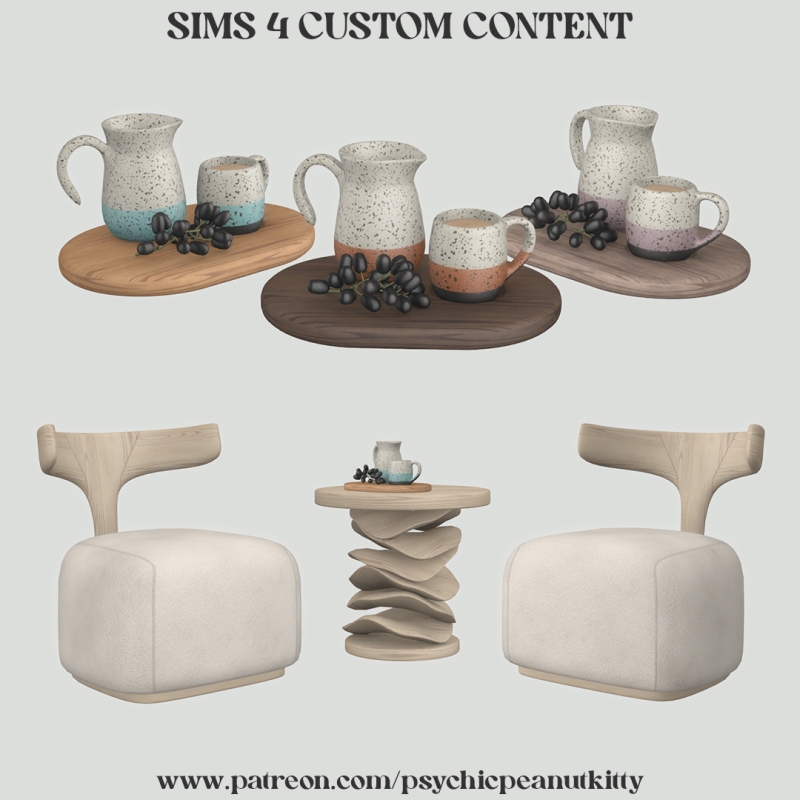 Mix Set 2 by psychicpeanutkitty - The Sims 4 Custom Content