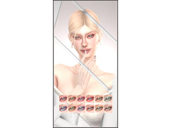 Alpha GPME GOLD Eyeshadow 64 by goppolsme - The Sims 4 Custom Content