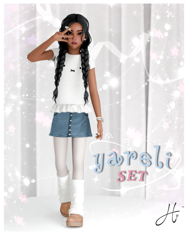 Mix heartquake yareli set by simsfinds - The Sims 4 Custom Content