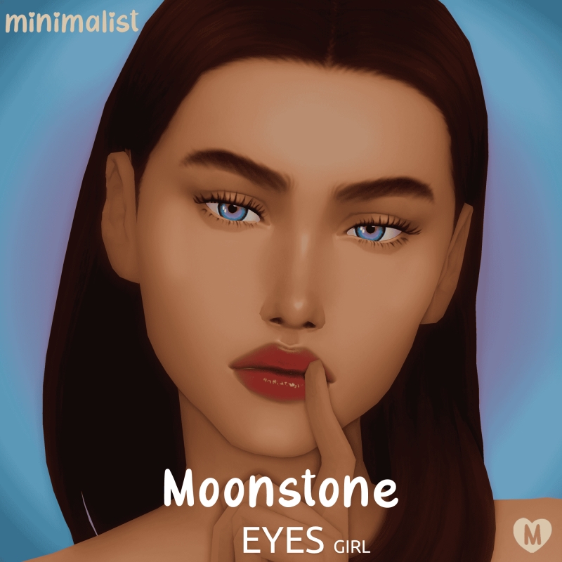 Maxis Match Minimalist Moonstone Eyes Maxis Match Eyes (Female) 14 Swatches by fifthscreations - The Sims 4 Custom Content