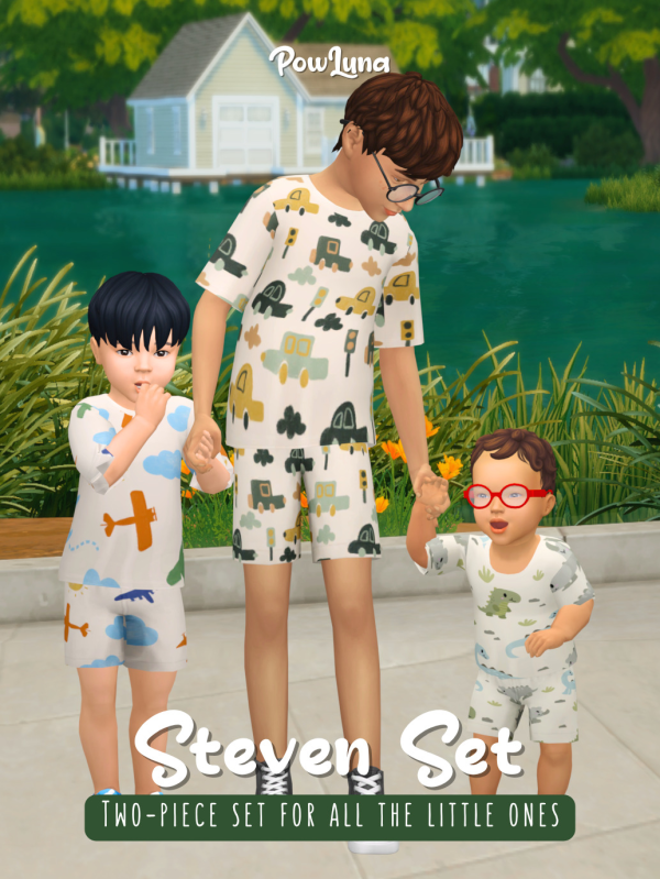 Maxis Match STEVEN set by simsfinds - The Sims 4 Custom Content