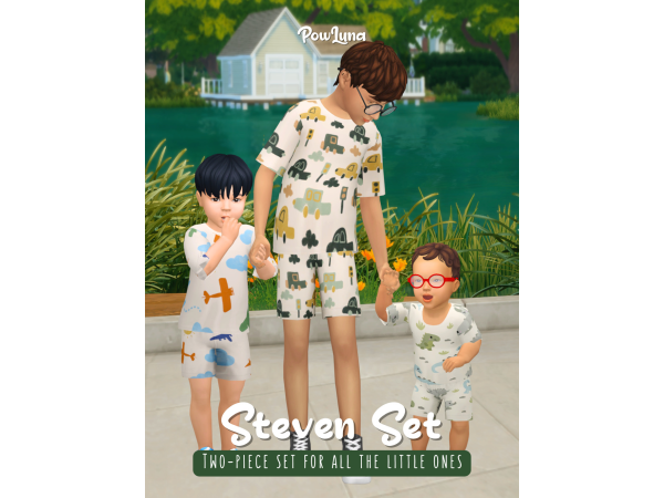 Maxis Match STEVEN set by powluna - The Sims 4 Custom Content