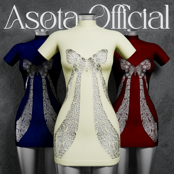 Alpha [ASOTA OFFICIAL] Averry Outfit by asotaofficial - The Sims 4 Custom Content