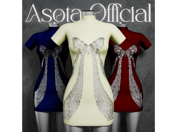 Alpha [ASOTA OFFICIAL] Averry Outfit - The Sims 4 Custom Content