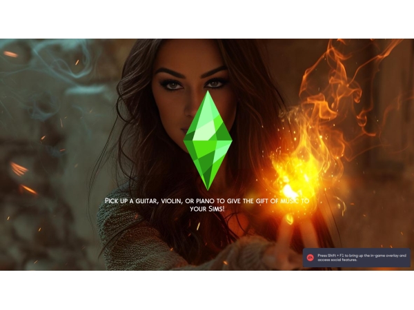 Alpha SimmieRena Fire Loading Screen - The Sims 4 Custom Content