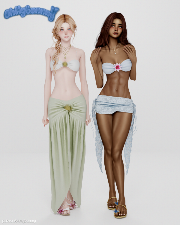 Alpha Sunny Weather Set by ohmybunnny2 - The Sims 4 Custom Content