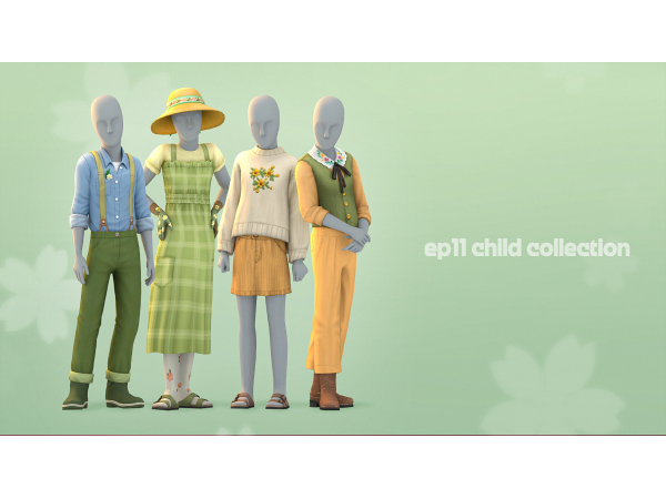 Maxis Match EP11 Child Clothing Acc Collection by adrienpastel - The Sims 4 Custom Content