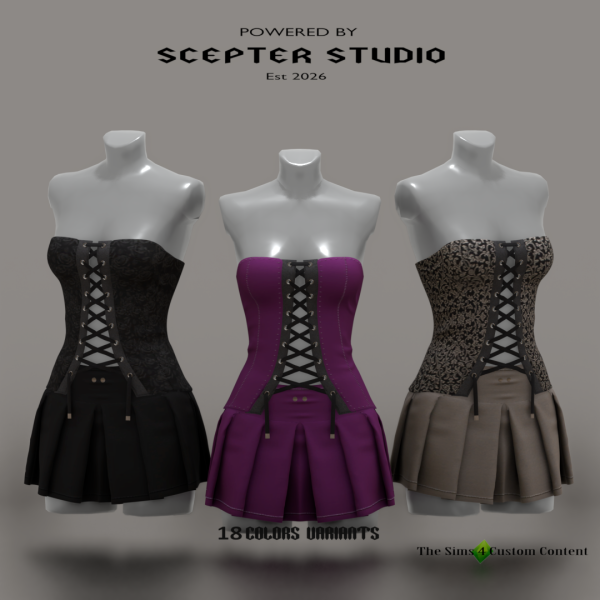 Alpha Vespera Outfit by scepterstudio - The Sims 4 Custom Content