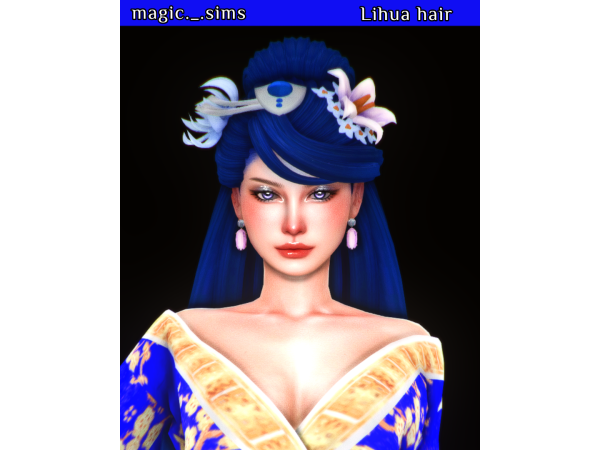 Maxis Match Lihua Hair Magic_sims - The Sims 4 Custom Content