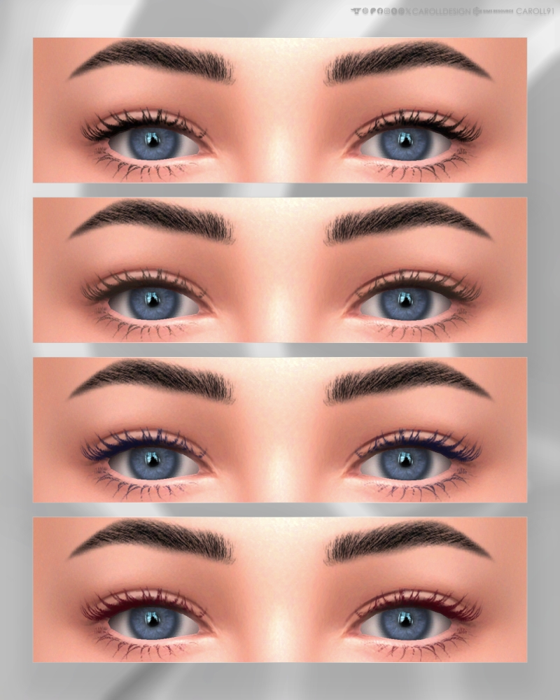 Alpha Isla Lashes HQ by carolldesign - The Sims 4 Custom Content