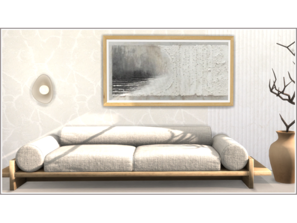 Mix Wabi Sabi Wall Art II - The Sims 4 Custom Content