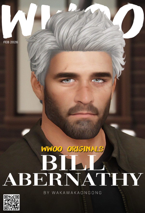 Mix [WWOO] BILL ABERNATHY by simsfinds - The Sims 4 Custom Content