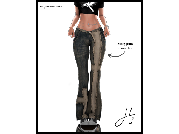 Mix heartquake ivonny set - The Sims 4 Custom Content
