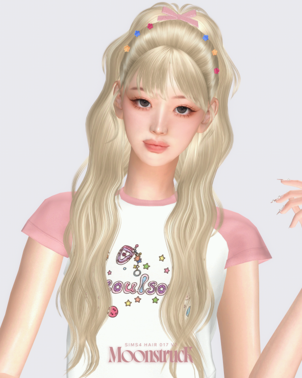 Alpha [SIMS4] HAIR_NO_017_V2 by simsfinds - The Sims 4 Custom Content