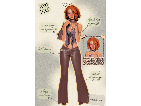 Mix just a lil night out look by venvsims - The Sims 4 Custom Content