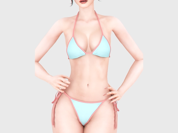 Alpha Heather Bikini - The Sims 4 Custom Content