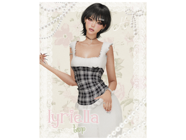 Mix heartquake lyriella top - The Sims 4 Custom Content