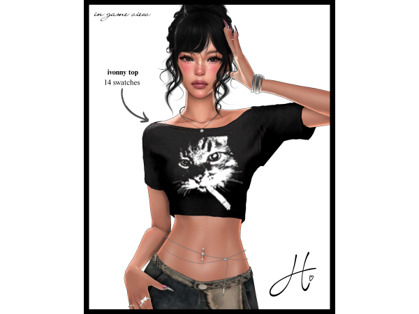 Mix heartquake ivonny set - The Sims 4 Custom Content