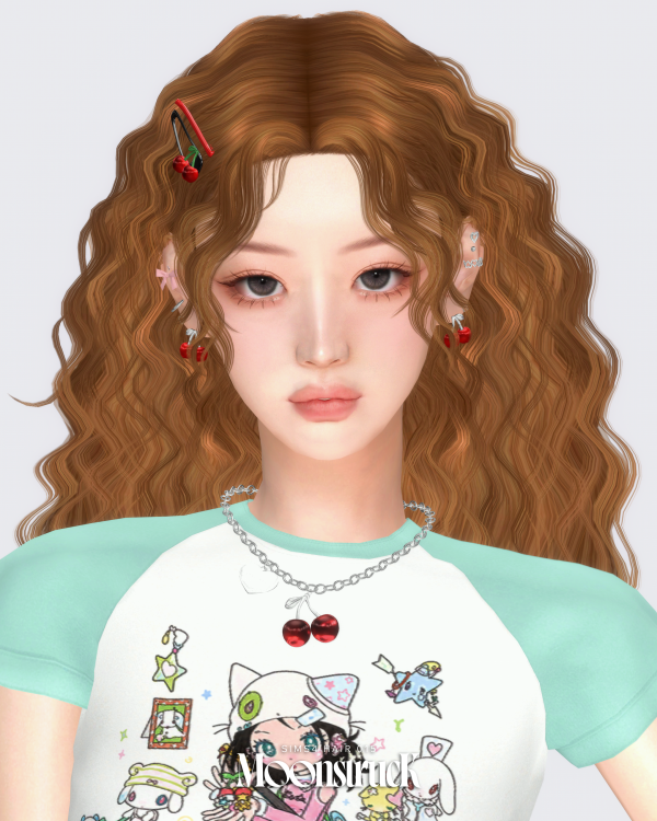 Alpha [SIMS4] HAIR_NO_015_V2 by simsfinds - The Sims 4 Custom Content