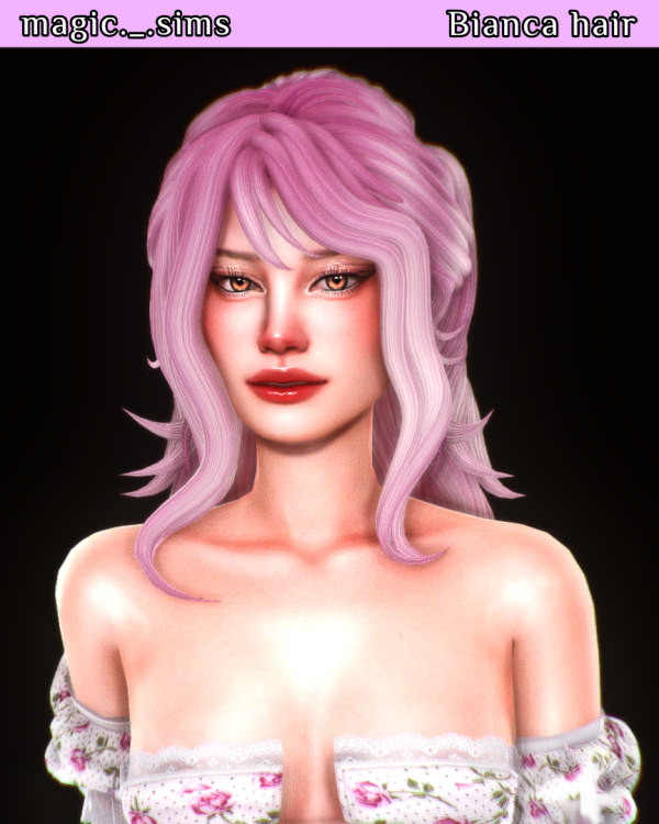 Maxis Match Bianca hair Magic_sims by simsfinds - The Sims 4 Custom Content
