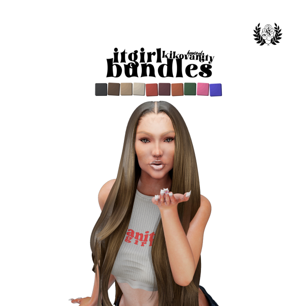 Alpha it girl bundles by simsfinds - The Sims 4 Custom Content