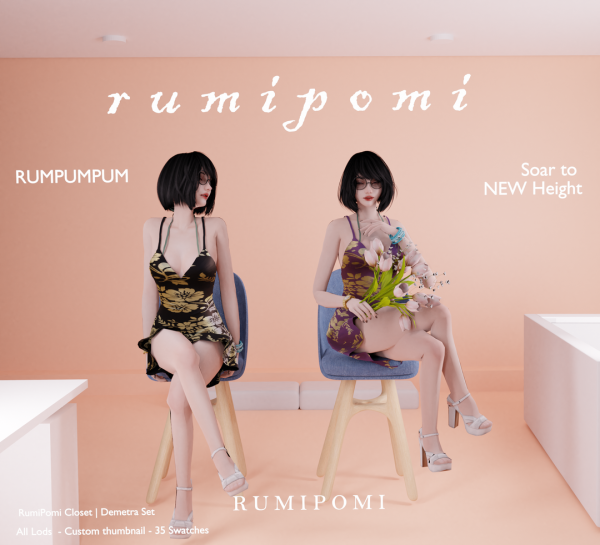 Alpha Rumpumpum_Demetra Outfit Set by rumi_pomi - The Sims 4 Custom Content