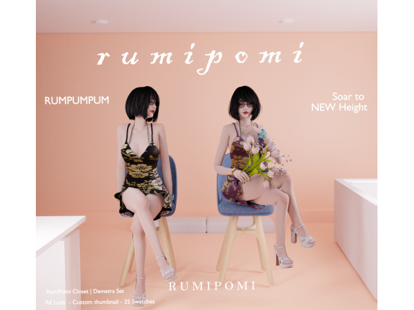 Alpha Rumpumpum_Demetra Outfit Set - The Sims 4 Custom Content
