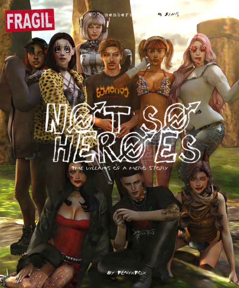 Mix Not So Heroes Sims Dump by fenixfox - The Sims 4 Custom Content