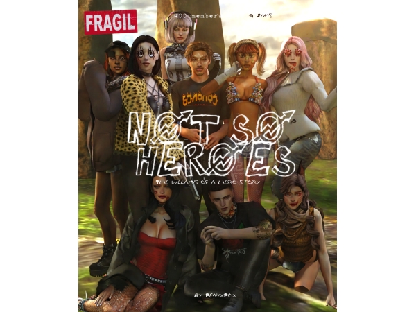 Mix Not So Heroes Sims Dump - The Sims 4 Custom Content