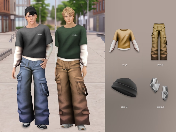 Maxis Match Asher Lookbook - The Sims 4 Custom Content