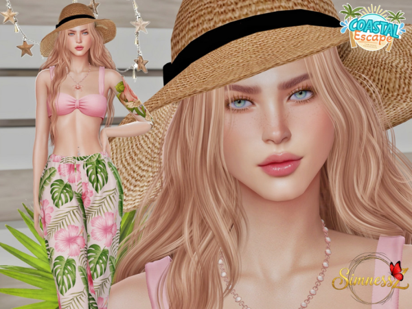 Mix Gwen Holiday Coastal Escape by simnessz - The Sims 4 Custom Content