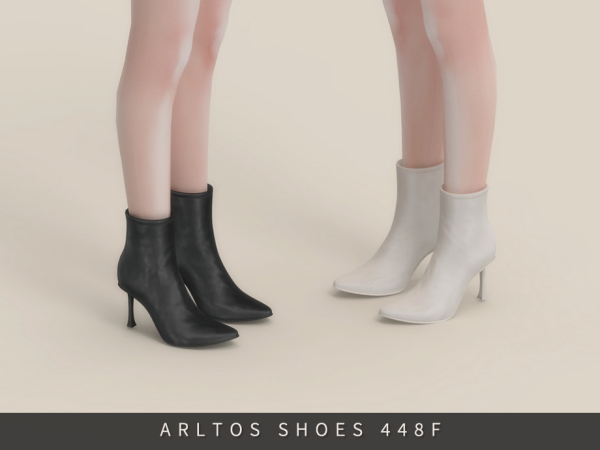 Sims 4 Mix Botas Femininas CC: Sleek Ankle Boots Female by Arltos