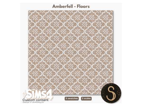 Alpha Sims4Luxury Amberfell Floors - The Sims 4 Custom Content