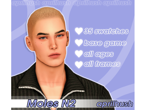 Mix Moles N2 by aprilhush - The Sims 4 Custom Content