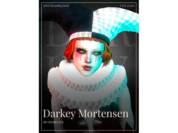 Mix Darkey Mortensen by roxelice - The Sims 4 Custom Content