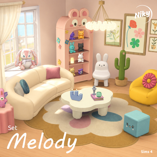 Maxis Match Melody Set by simsfinds - The Sims 4 Custom Content