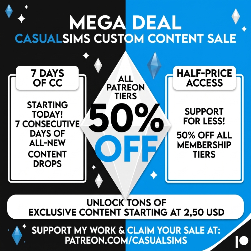 Alpha MEGA DEAL by casualsims - The Sims 4 Custom Content
