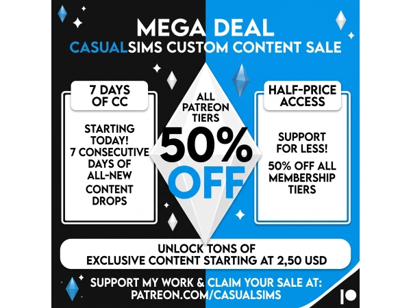 Alpha MEGA DEAL - The Sims 4 Custom Content