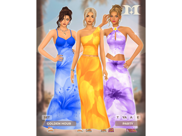 Maxis Match Golden Hour Set by milliancc - The Sims 4 Custom Content