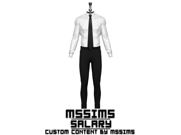 Alpha SALARY MENSWEAR SET by Mssims4 - The Sims 4 Custom Content