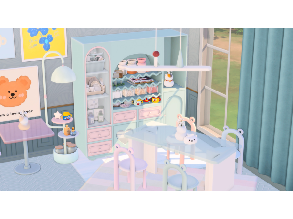 Maxis Match JIUMIQAQ Mimi Nami Kissa - The Sims 4 Custom Content
