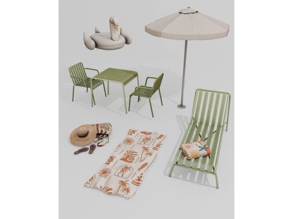 Mix STRAND SET by ts4novvvas - The Sims 4 Custom Content